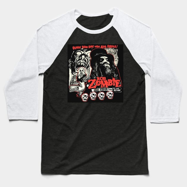 rob zombie Baseball T-Shirt by pmarekhersey